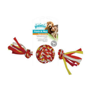 Pawise Παιχνίδι Σκύλου Μπάλα σε Σχήμα Κόκαλο με Κόμπους 20εκ.