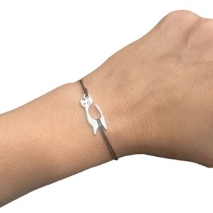 handmade cat bracelet